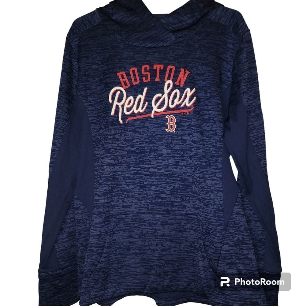 Majestic Boston Red Sox Pullover Lightweight Hoodie Size Large